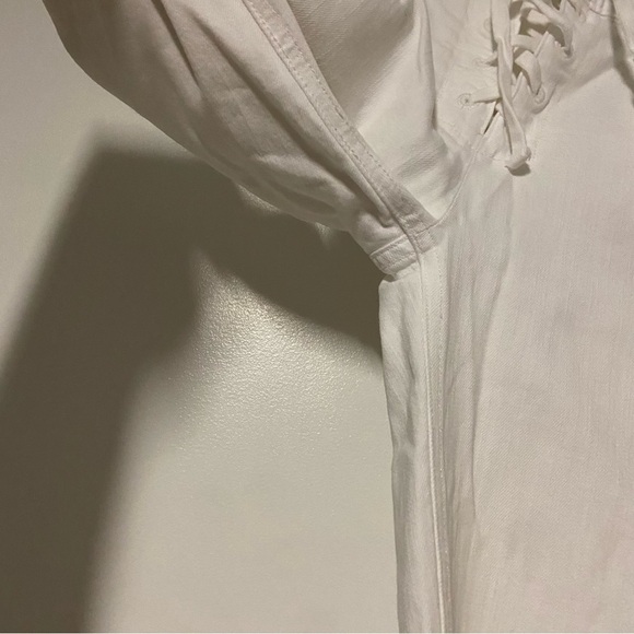 MOTHER The Lace Up High Waisted Dazzler Ankle Chew Jeans Size 24 - Picture 5 of 13